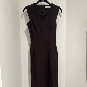 MM LaFleur Business Burgundy Black Dress, size 2